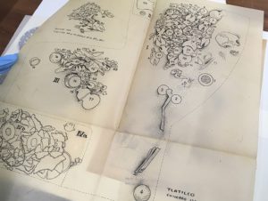 Dibujo entierro Tlatilco
