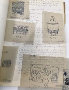 Notas y dibujos Teotihuacán