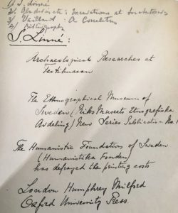 nota manuscrita